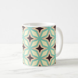 Geometric pattern with alternating dark star shape kaffemugg