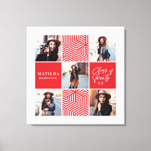 Geometric Photo studenten personlig-present Canvastryck