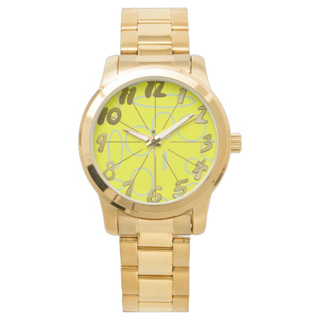 Geometric Popcorn Anime Loops Armbandsur (Framsida)