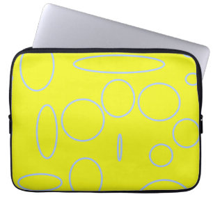 Geometric Popcorn Anime Loops Laptop Fodral