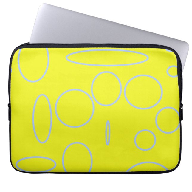Geometric Popcorn Anime Loops Laptop Fodral (Framsidan)