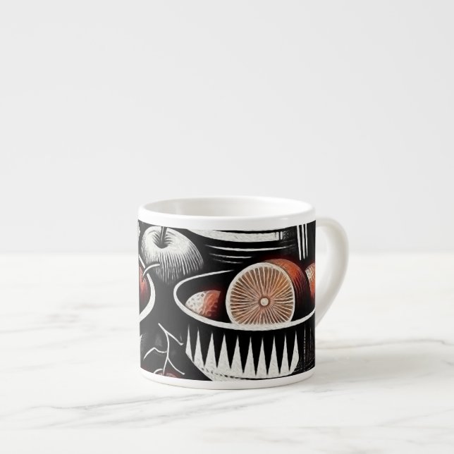 Geometric Pottery Espressomugg (Framsida höger)