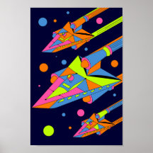 Geometric Psychedelic Space Fleet