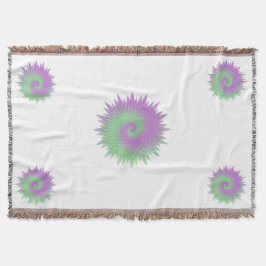 Geometric Purple and Green Filt