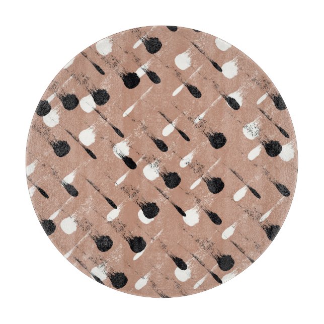 Geometric Rand Brown Seamless Mönster (Framsidan)
