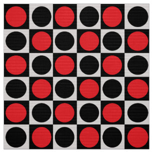 Geometric Red Black Dots Tyg