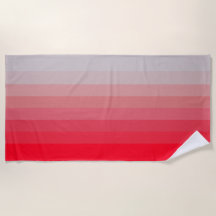 Geometric red gradient-strandduk