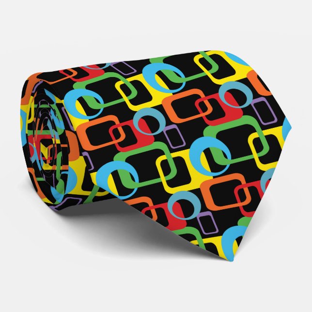 Geometric Retro Multicolor Mönster Slips (Rullad)