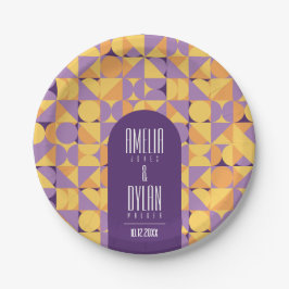 Geometric Retro Vibes Autumn bröllop