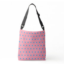 Geometric Rosa Blue Polka dots