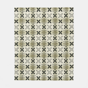Geometric Seamless mönster-bakgrund. Batik-design Fleecefilt