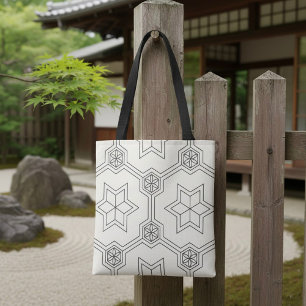 Geometric Seamless Mönster Tote Bag Tygkasse