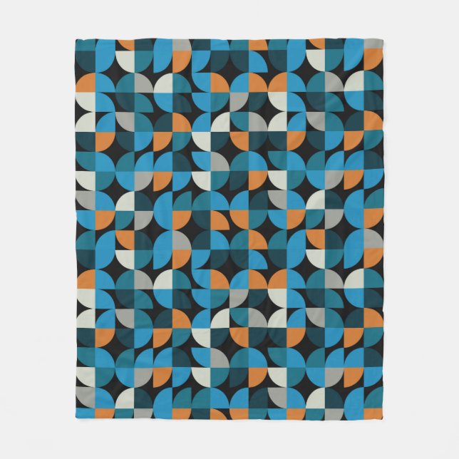 Geometric seamless mosaic tiles pattern, backgroun fleecefilt (Framsidan)