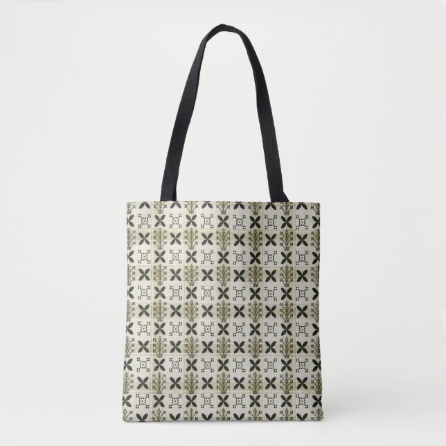 Geometric Seamless pattern background. Batik desig Tygkasse (Framsida)