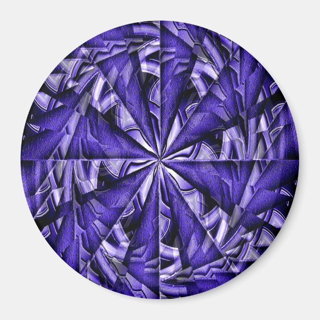 Geometric Shiny Twirl.... Magnet (Framsidan)