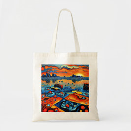 Geometric Shore Tygkasse