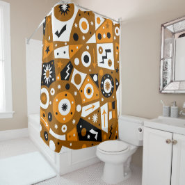 Geometric Shower Curtain Solidus OB