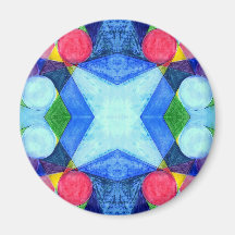 Geometric Skittles Magnet