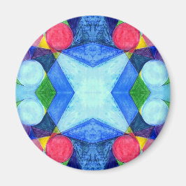 Geometric Skittles Magnet