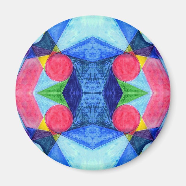 Geometric Skittles Magnet (Framsidan)