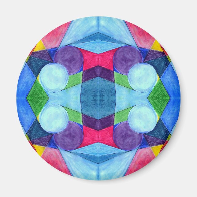 Geometric Skittles Magnet (Framsidan)