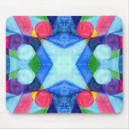 Geometric Skittles Mousepad Musmatta