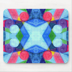 Geometric Skittles Mousepad Musmatta