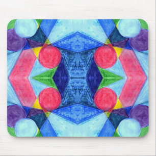Geometric Skittles Mousepad Musmatta