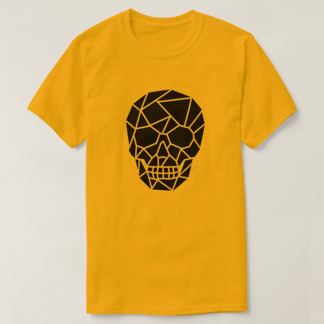 Geometric Skull Art Manar T Shirt (Design framsida)