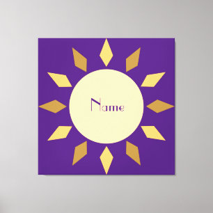 Geometric Sol Circle Thunder_Cove Canvastryck