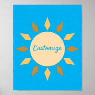 Geometric Sol Circle Thunder_Cove Poster
