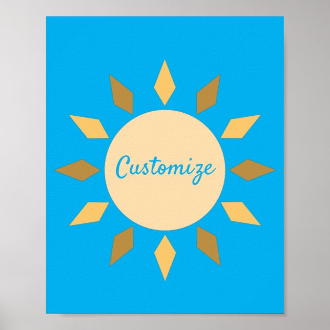 Geometric Sol Circle Thunder_Cove Poster (Framsidan)
