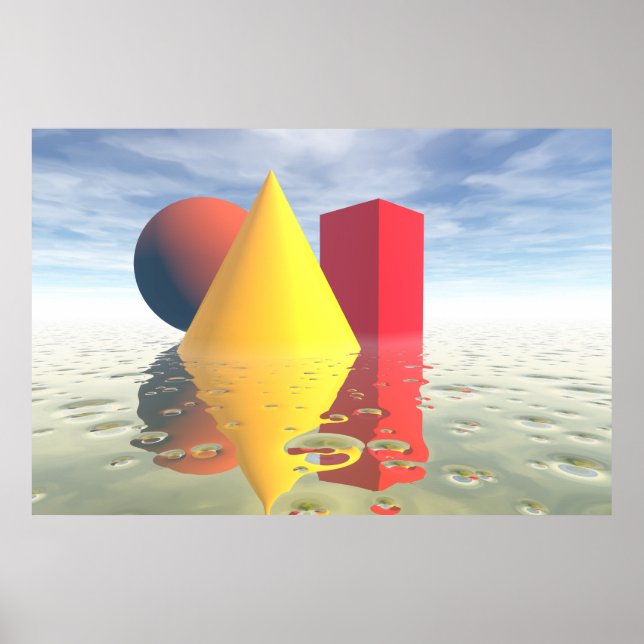 Geometric Solids poster (Framsidan)