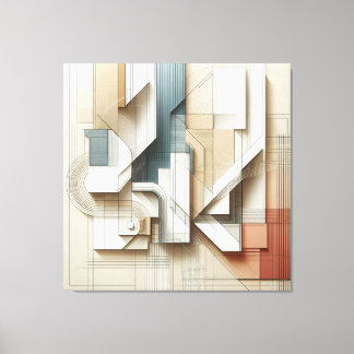 Geometric Spatial Harmony” Canvastryck