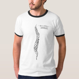 Geometric Spine Kiropraktik T Shirt