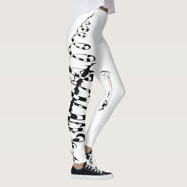 Geometric Spiral Leggings - Visionär Mode Stat (Höger)