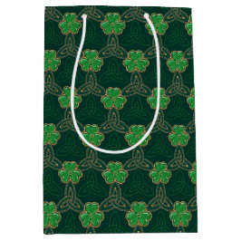 Geometric St patricks day Celtic Triskele Shamrock