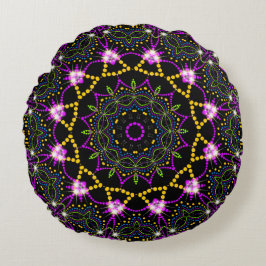 Geometric Star Night Princess Rund Kudde
