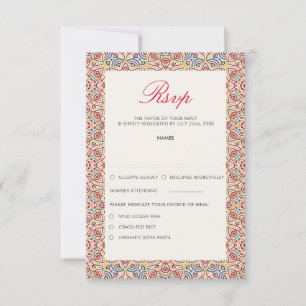 Geometric Stil Sparkles kopparmetallic Bröllop OSA Kort