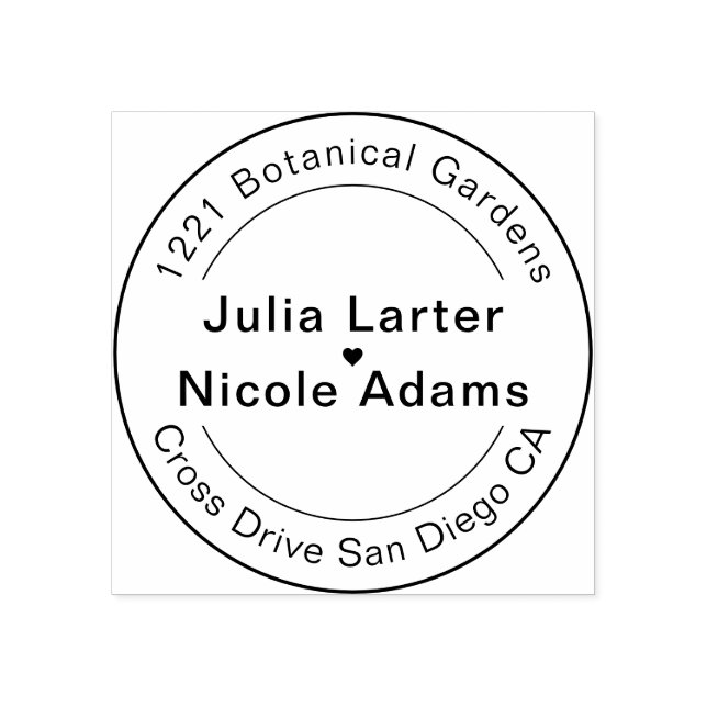 Geometric Stil Sparkles kopparmetallic Bröllop Stämpel (Tryck)