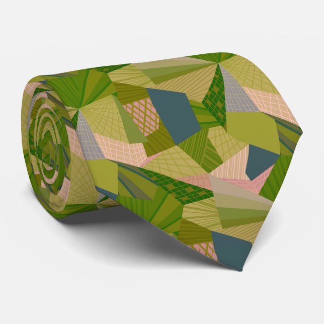 Geometric Summer Fält Slips (Rullad)