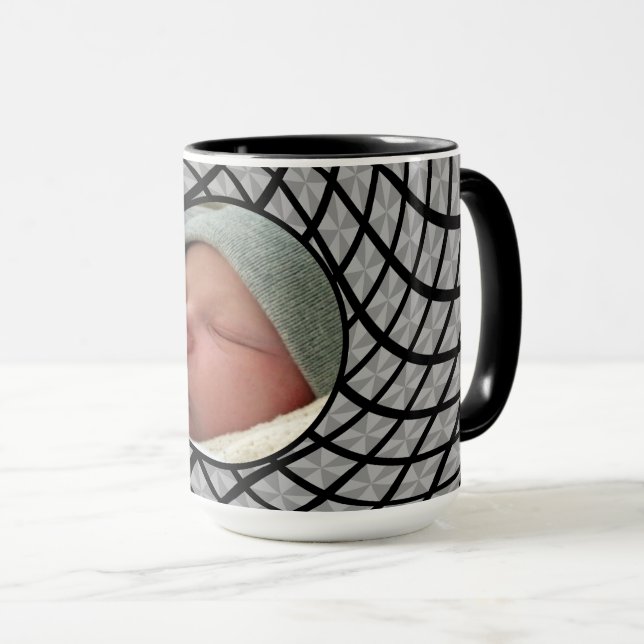 Geometric Swirl Mugg (Framsida höger)