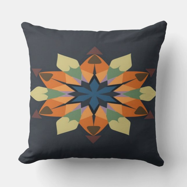 Geometric Symphony: Balance in pillow  Kudde (Framsida)