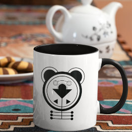 Geometric Tatsu Dragon Zodiac Mugg