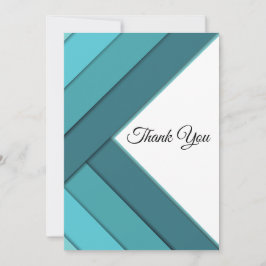 Geometric Teal and White Tack Kort