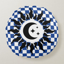 geometric teckning ItalienskaFreaks Rund Kudde