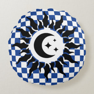 geometric teckning ItalienskaFreaks Rund Kudde