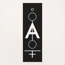 Geometric teckning monogrammed.