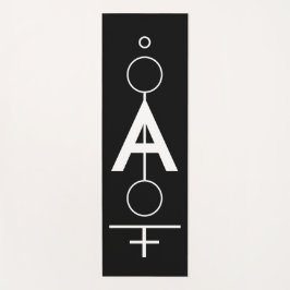 Geometric teckning monogrammed.