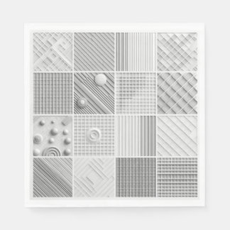 Geometric Texture Grid Pappersservett